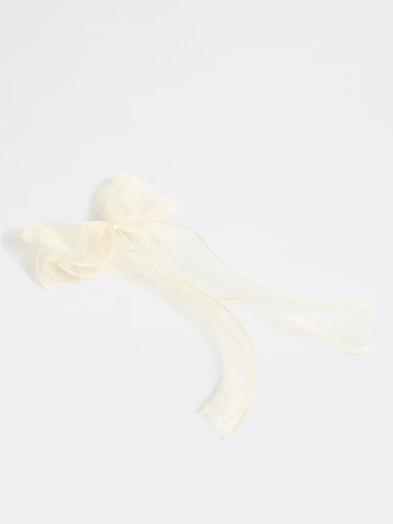 Studiowest Off-White Bow Clip - Image 2