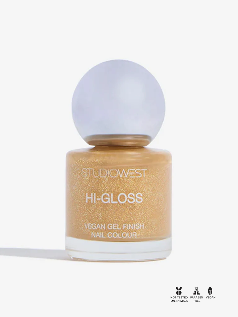 Studiowest Pale Gold G-02 Hi-Gloss Nail Polish - 8 ml - Image 3