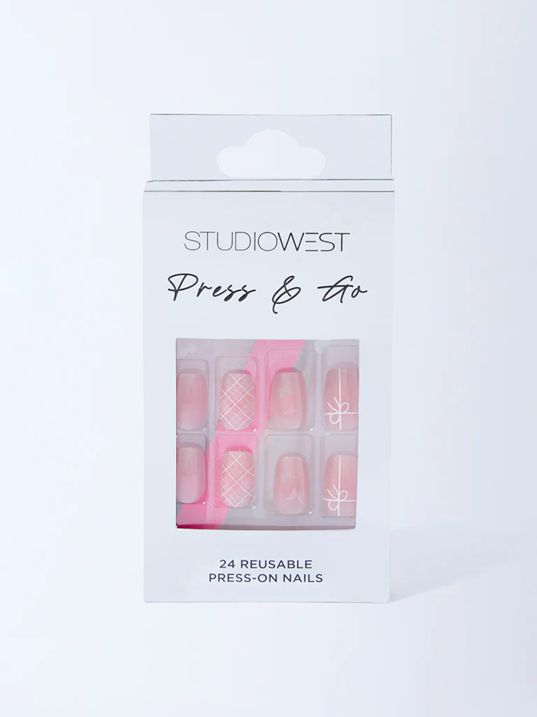 Studiowest Peach Press-On Nail Set - Image 3
