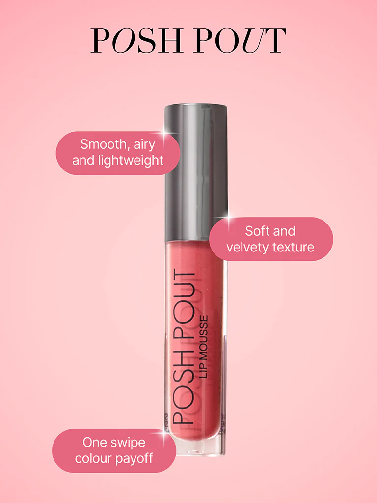 Studiowest Posh Pout Cherry On Top R-01 Lip Mousse - 4.2 ml - Image 4