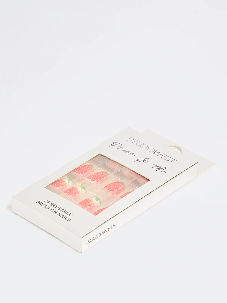 Studiowest Press and Go Strawberry Press-On Nail Set - Image 3