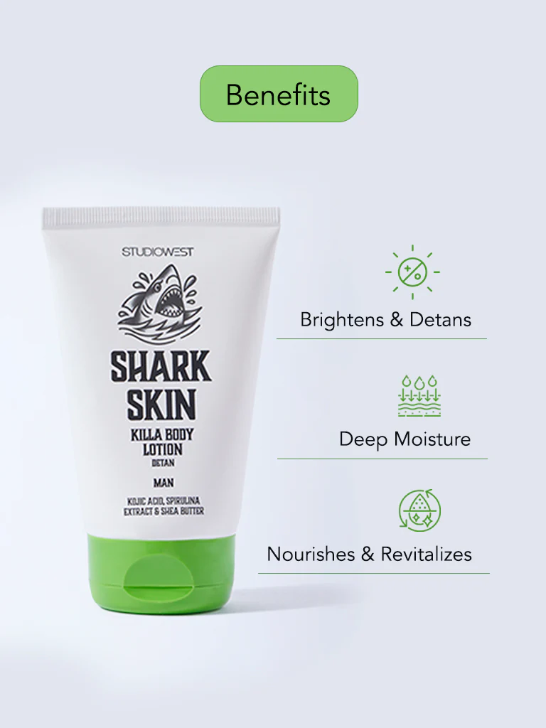 Studiowest Shark Skin Killa Detan Body Lotion - 100 ml - Image 3