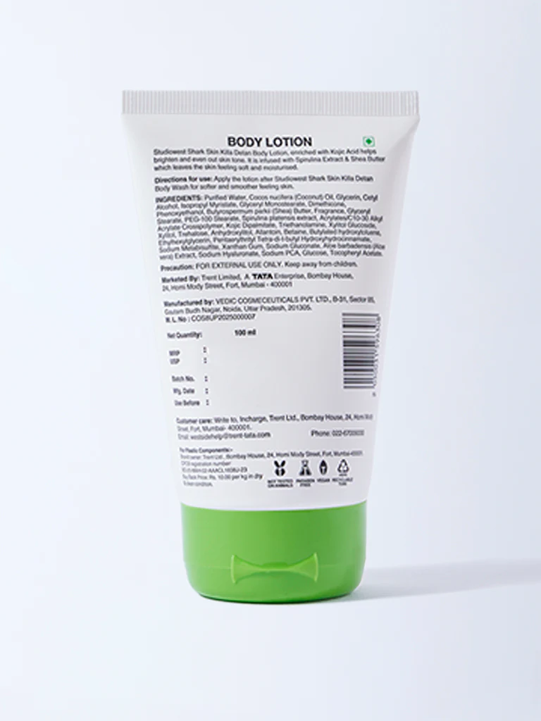 Studiowest Shark Skin Killa Detan Body Lotion - 100 ml - Image 6
