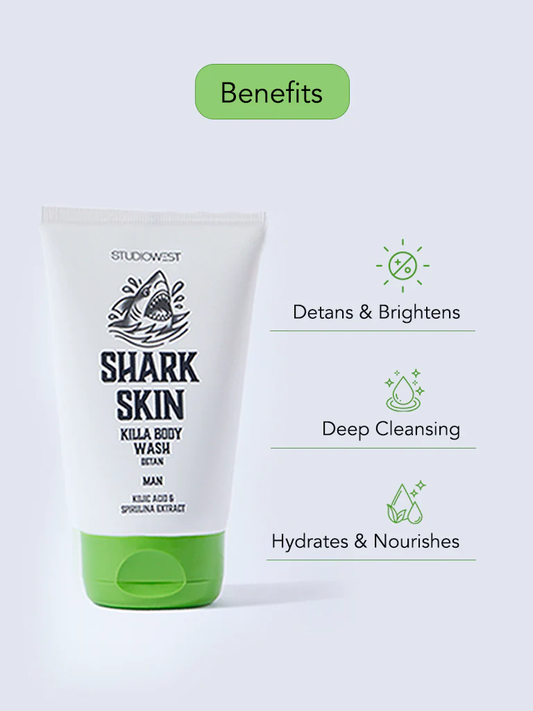 Studiowest Shark Skin Killa Detan Body Wash - 100 ml - Image 3