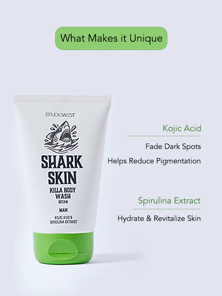 Studiowest Shark Skin Killa Detan Body Wash - 100 ml - Image 4