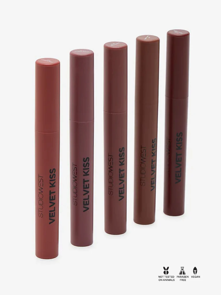 Studiowest Velvet Kiss Slim Stick Berry Rush BE-01 Lipstick - 2 gm - Image 4