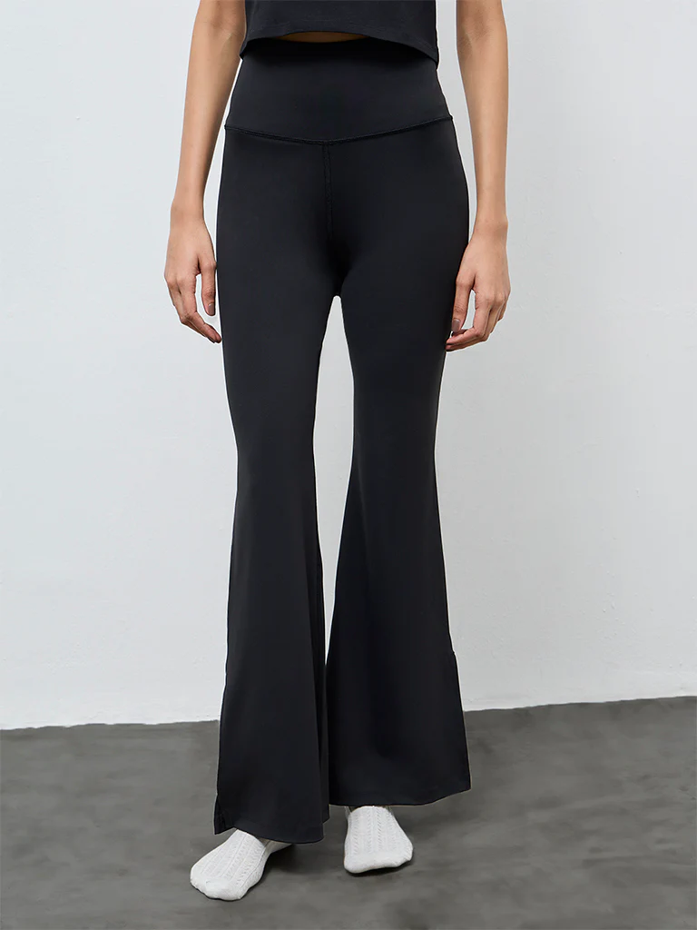Superstar Black High-Rise Bootcut Pants - Image 2