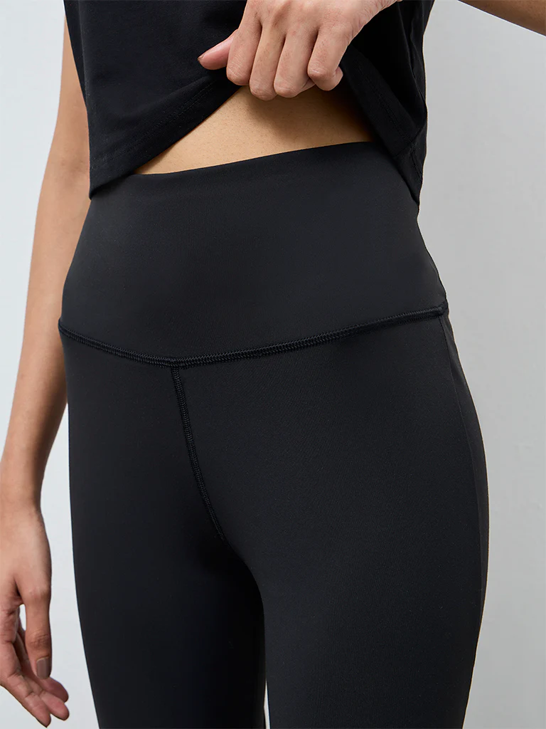 Superstar Black High-Rise Bootcut Pants - Image 3
