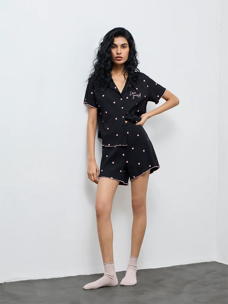 Superstar Black Printed Cotton-Blend Shirt - Image 2