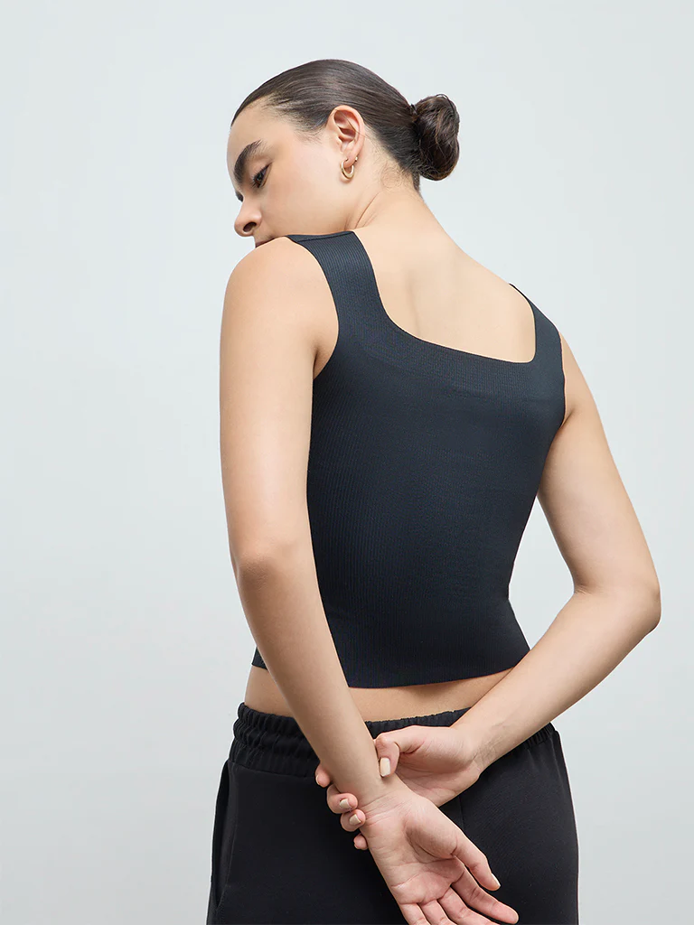 Superstar Black Solid Hidden Camisole - Image 4