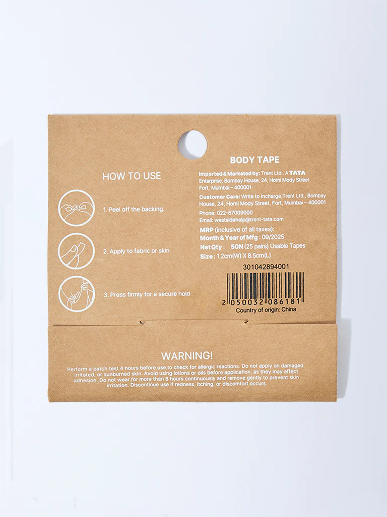 Superstar Body Tape, 50N, 1.2 cm(W) X 8.5 cm(L) - Image 2