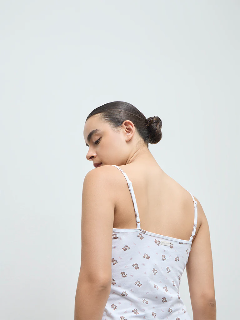 Superstar Brown Cotton-Blend Camisoles - Pack of 2 - Image 5