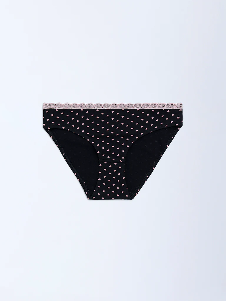 Superstar Dusty Pink Cotton-Blend Bikini Briefs - Pack of 2 - Image 4