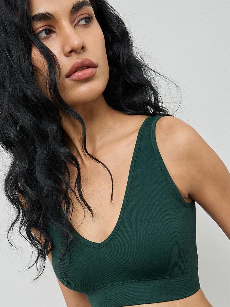 Superstar Green Seamfree Non-Padded Bra - Image 3