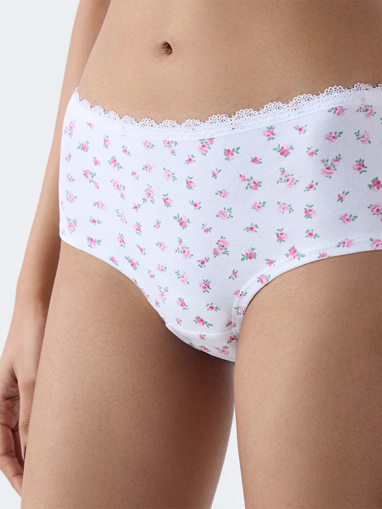 Superstar Multicolour Cotton-Blend Briefs - Pack of 2 - Image 3