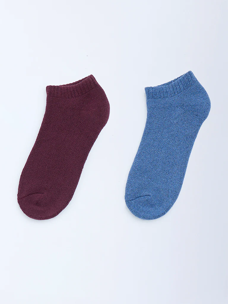 Superstar Multicolour Cotton-Blend Trainer Socks - Pack of 2