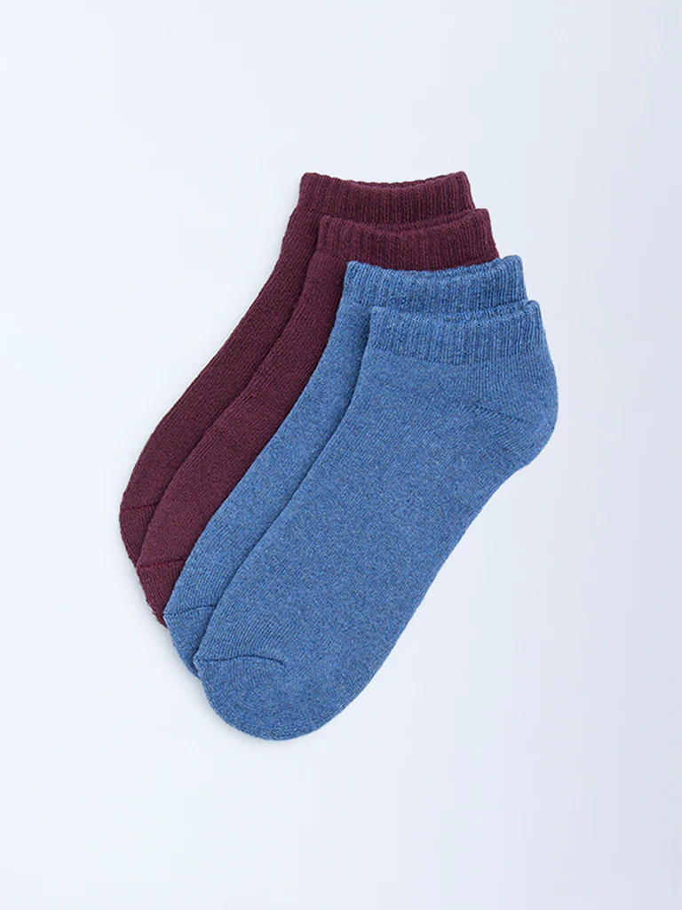 Superstar Multicolour Cotton-Blend Trainer Socks - Pack of 2 - Image 2