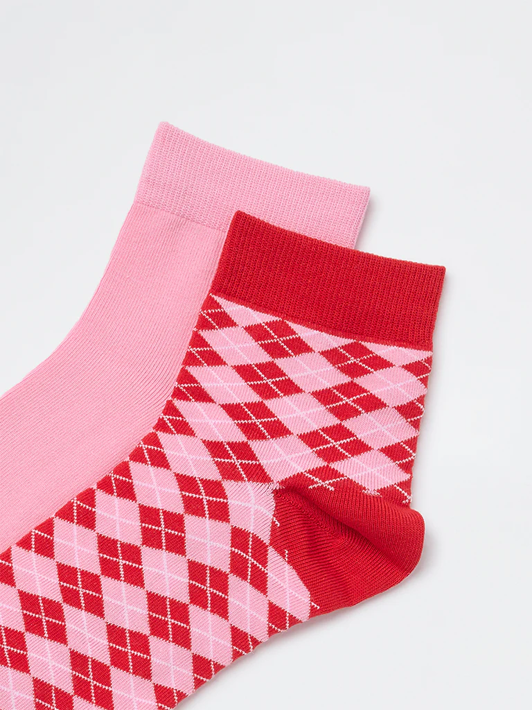 Superstar Pink Cotton-Blend Socks - Pack of 2 - Image 3
