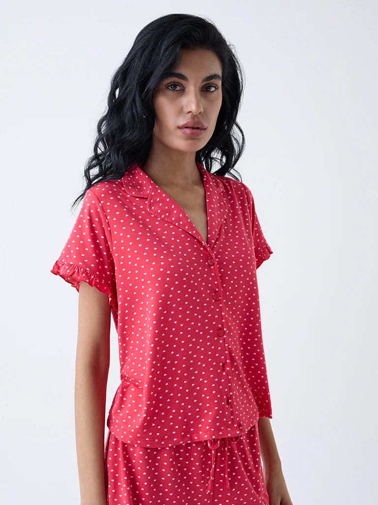 Superstar Red Heart Printed Shirt - Image 2