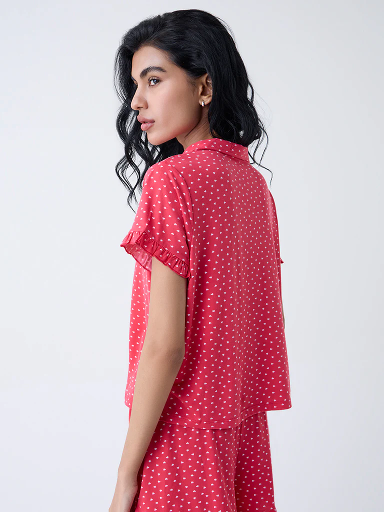 Superstar Red Heart Printed Shirt - Image 4