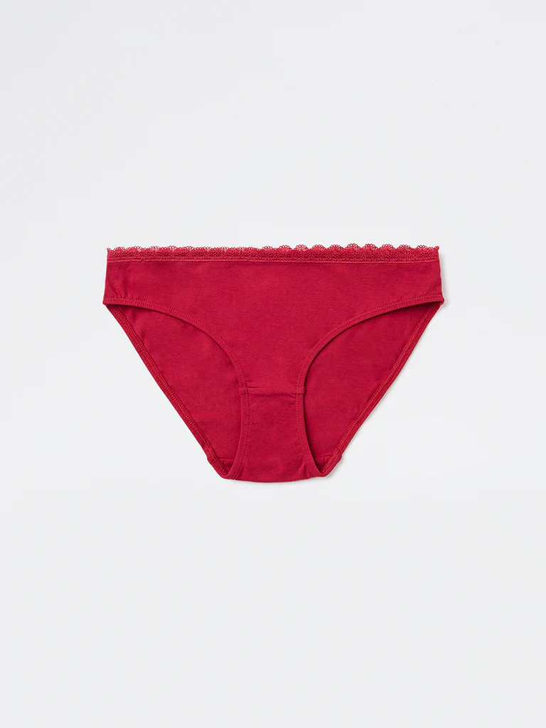 Superstar Red Printed Cotton-Blend Bikini Briefs - Pack of 2 - Image 6
