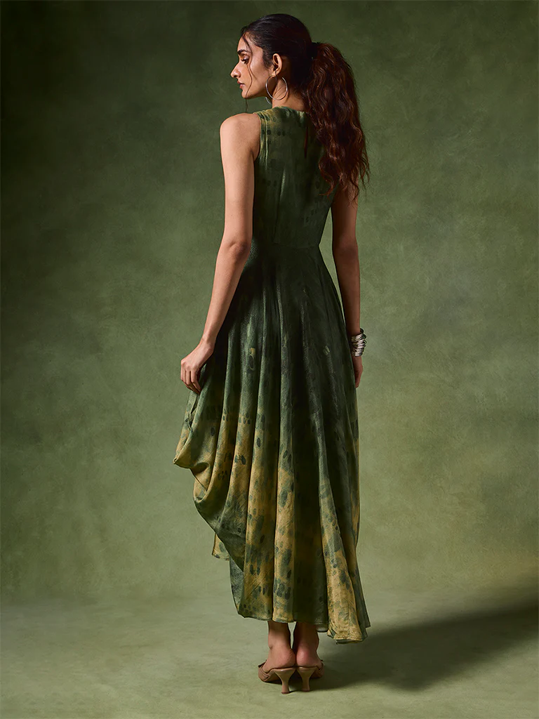 Tie-Dye Maxi Dress β Green - Image 4