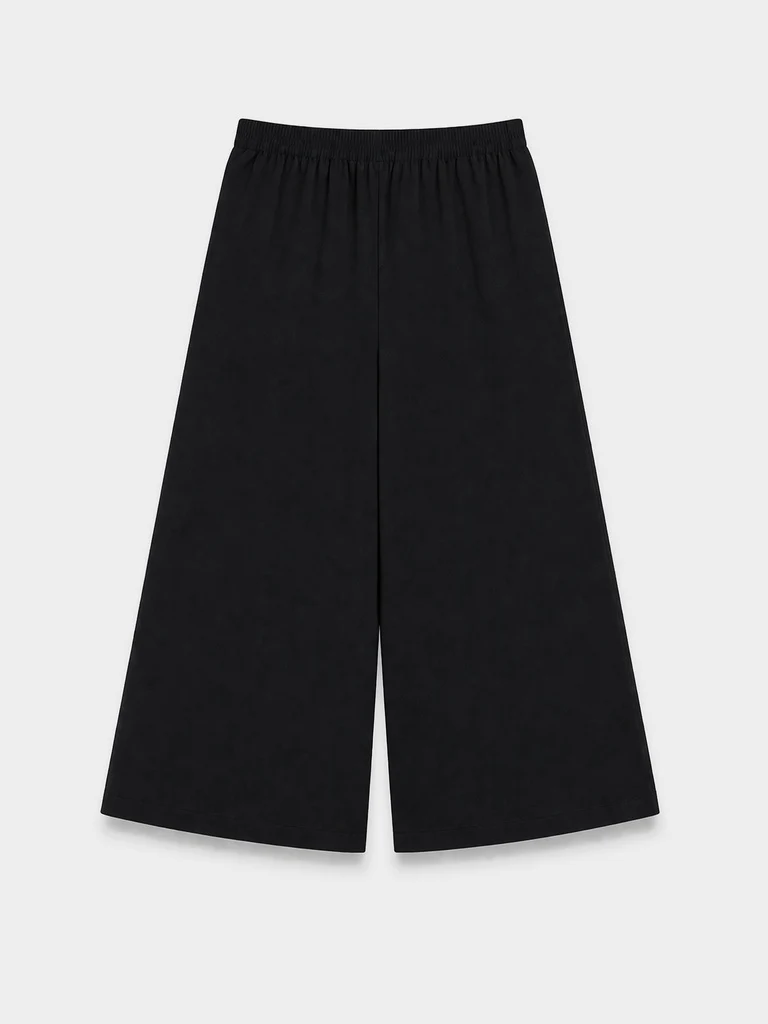 Utsa Black Cotton-Blend Pants - Image 5