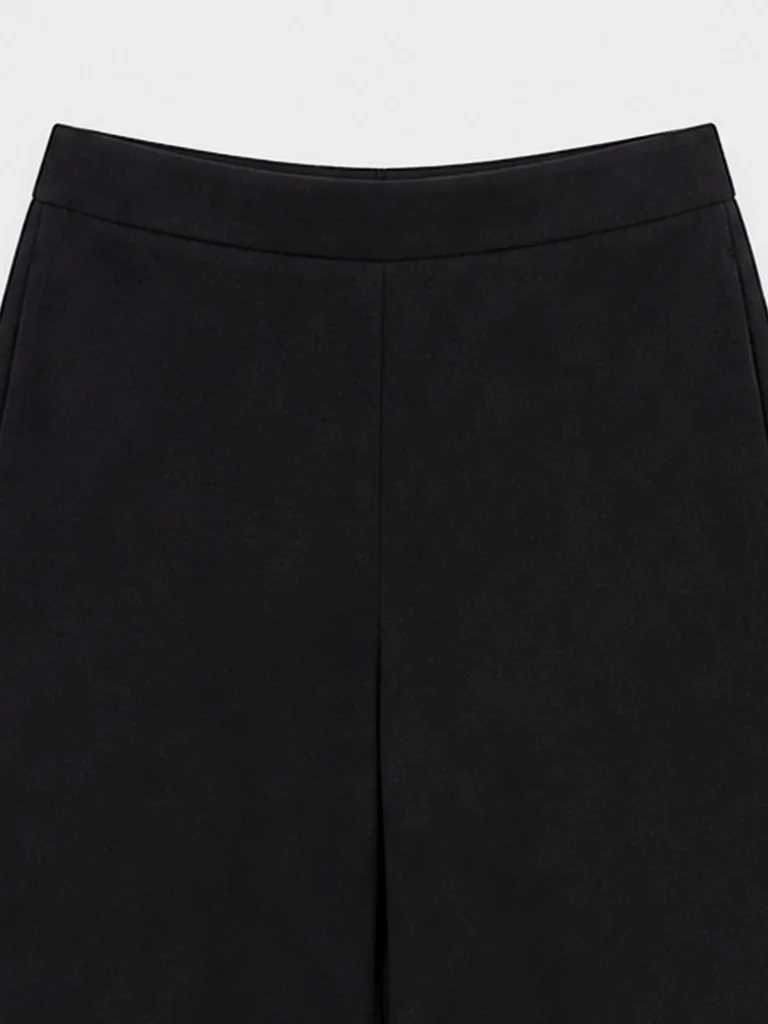 Utsa Black Cotton-Blend Pants - Image 7