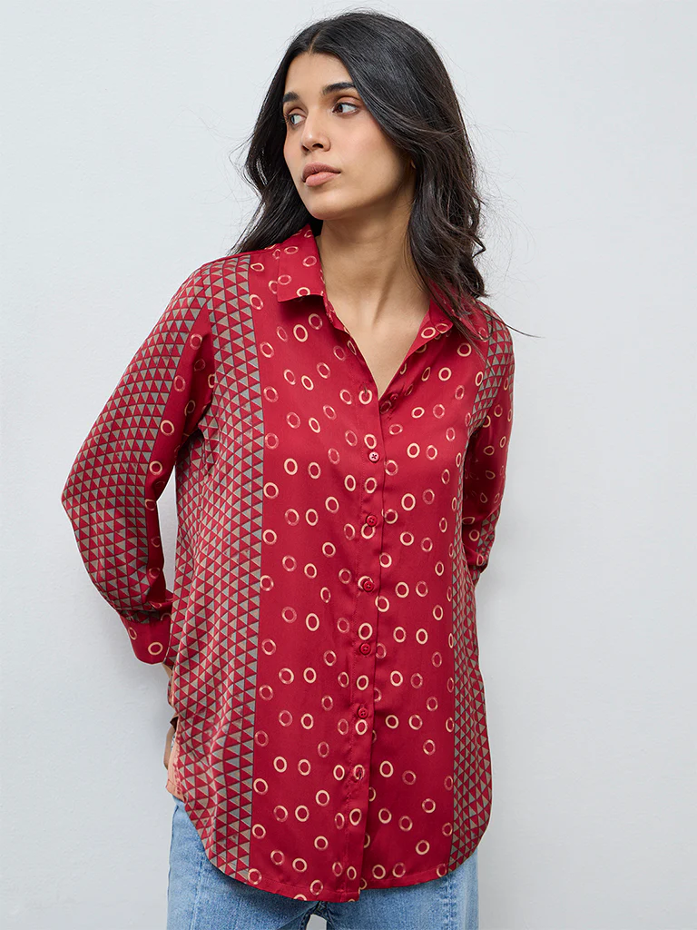 Utsa Multicolour Printed Cotton Tunic - Image 2