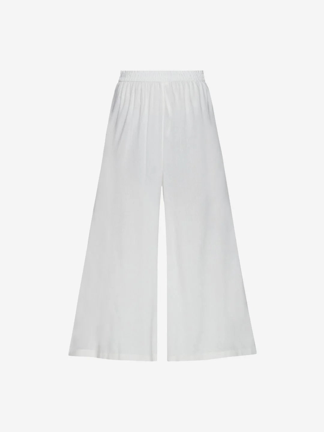 Utsa Off-White Solid Palazzos - Image 4