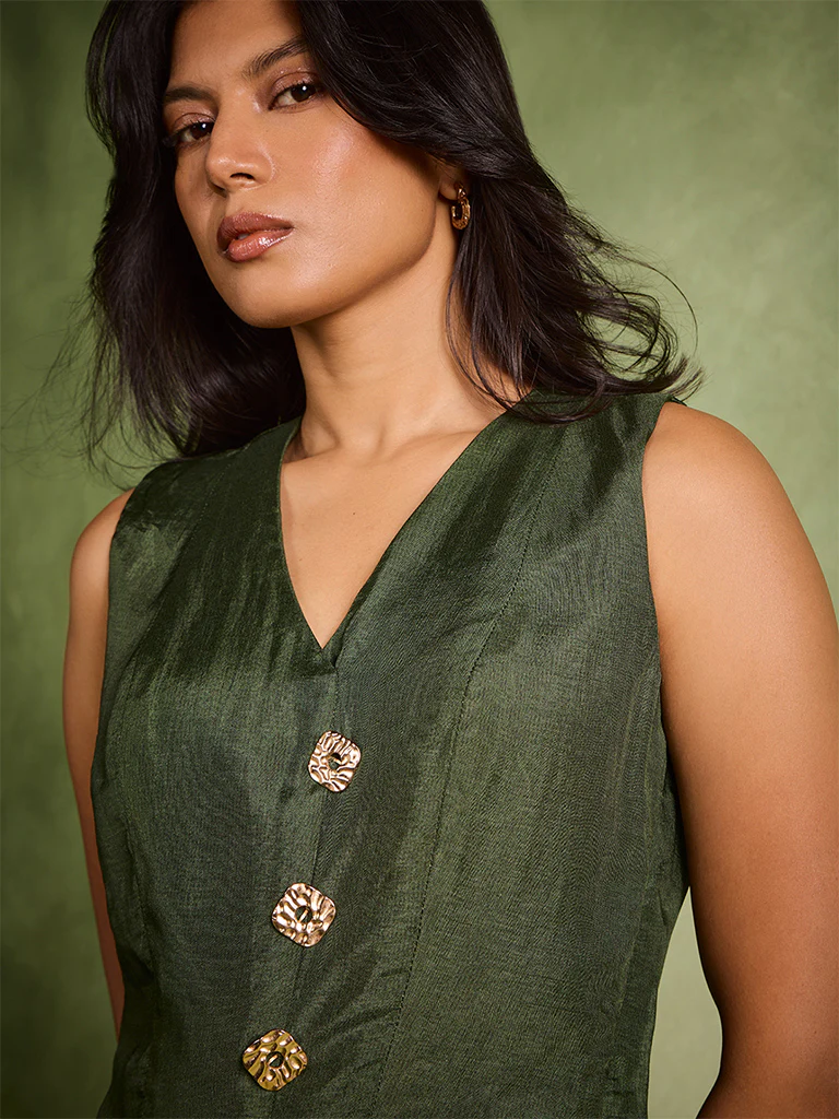 Waistcoat β Green - Image 3