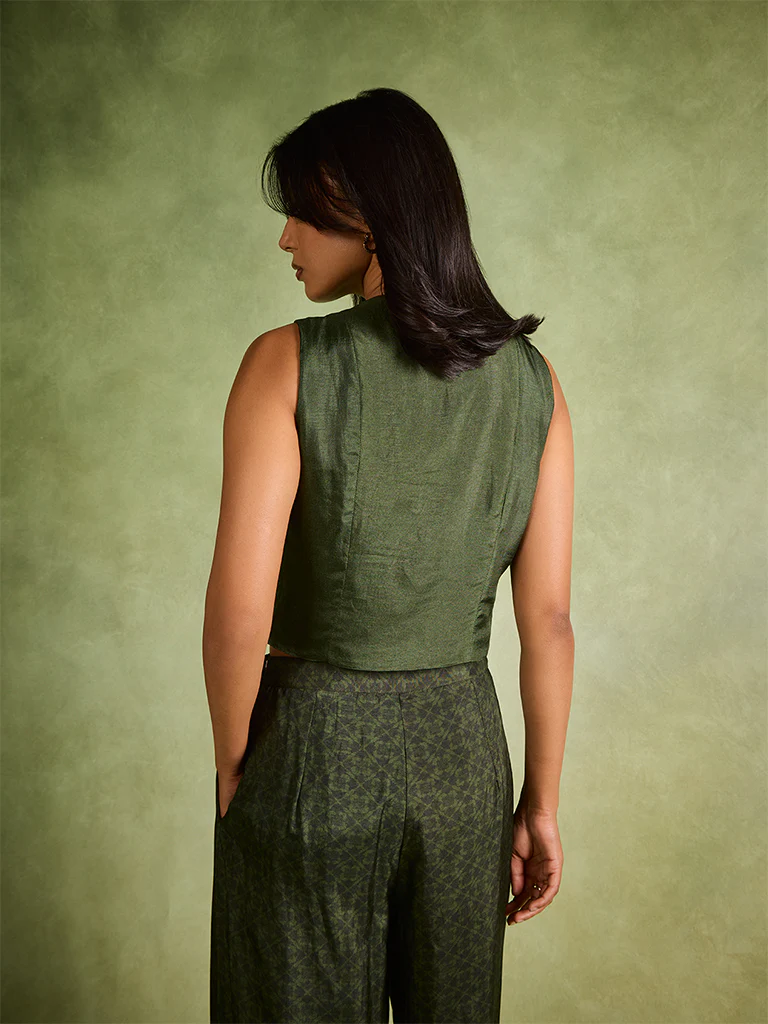 Waistcoat β Green - Image 4