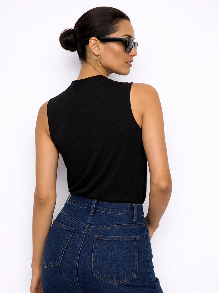 Wardrobe Black Crinkle Blouse - Image 3