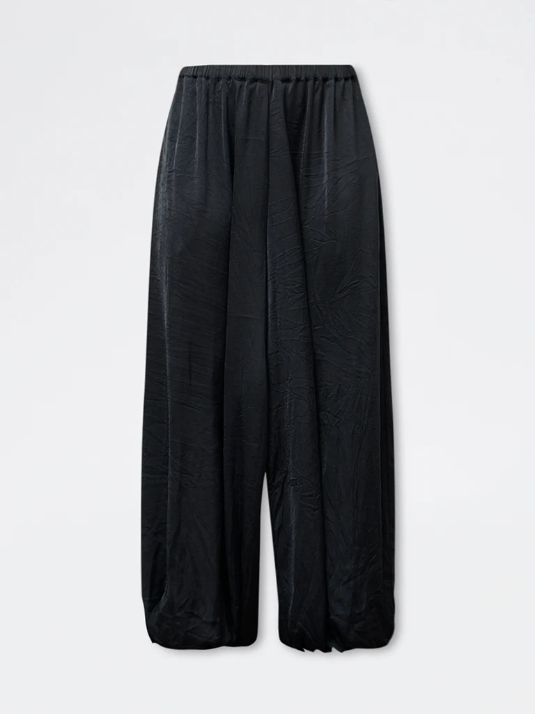 Wardrobe Black High-Rise Balloon Trousers - Image 5