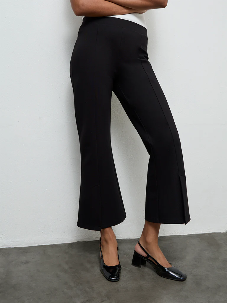 Wardrobe Black High-Rise Trousers - Image 2