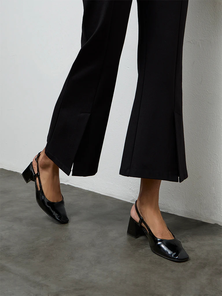 Wardrobe Black High-Rise Trousers - Image 3