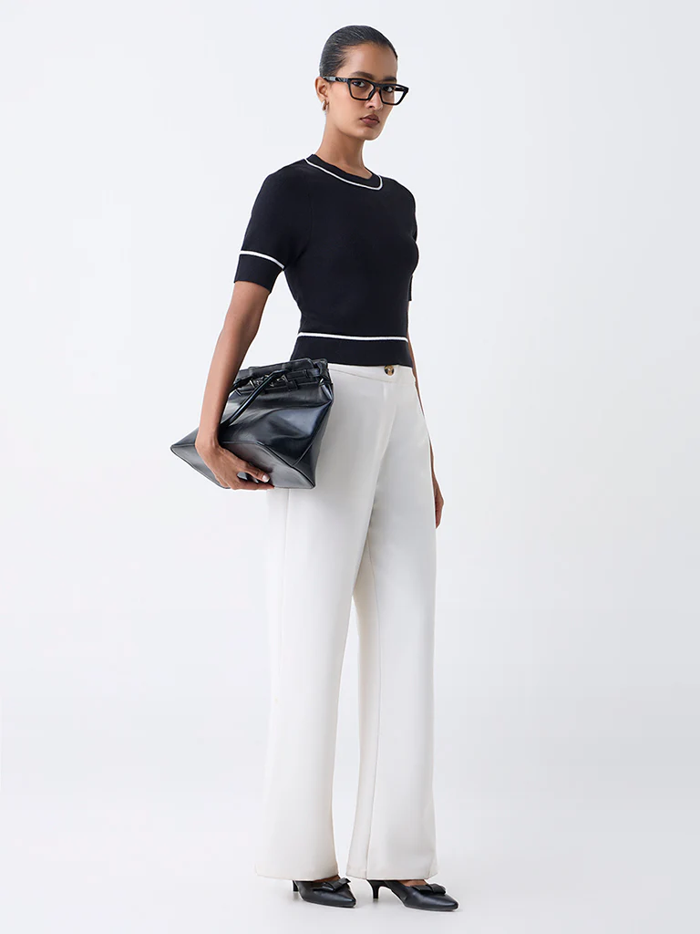 Wardrobe Black Sweater - Image 2