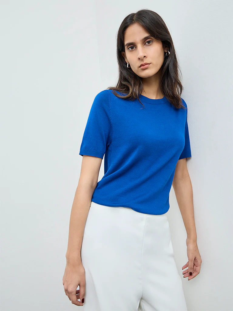 Wardrobe Blue Solid Top
