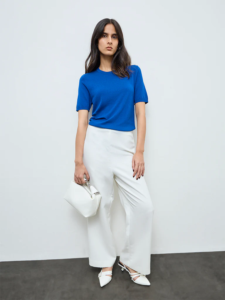 Wardrobe Blue Solid Top - Image 3
