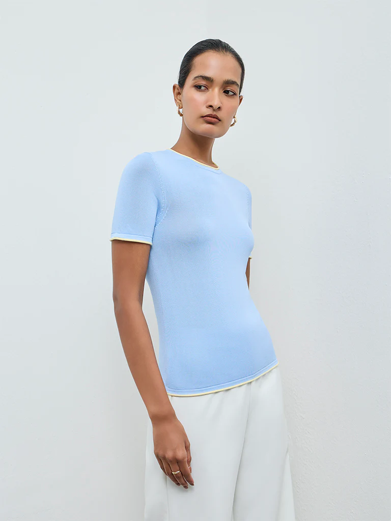 Wardrobe Blue Solid Top