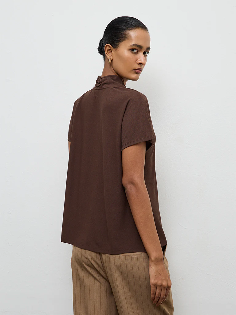 Wardrobe Dark Brown Top - Image 4