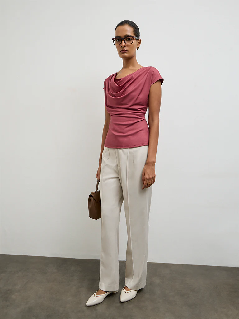 Wardrobe Dusty Pink Blouse - Image 2