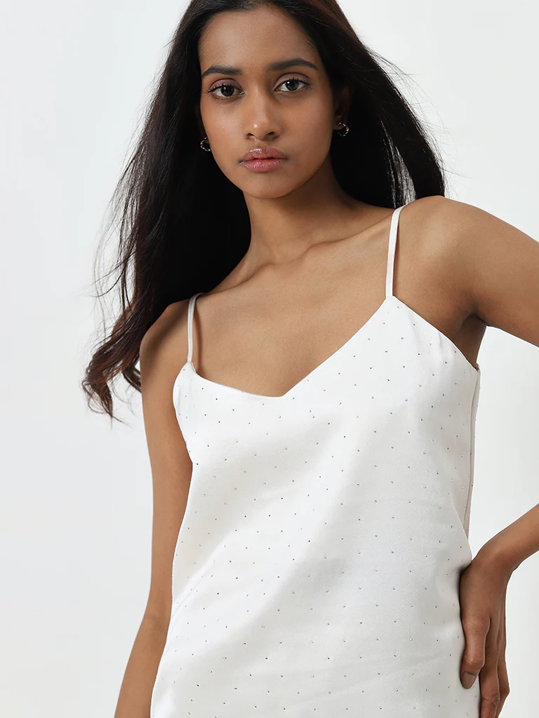 Wardrobe Ivory Embellished Top - Image 2