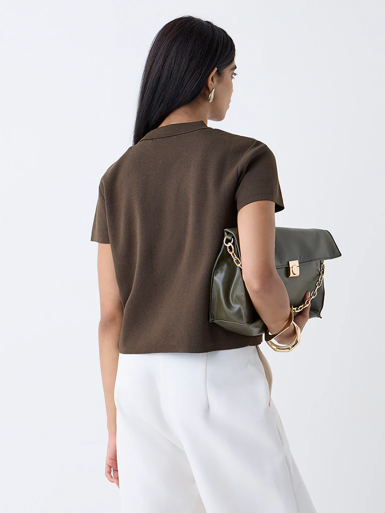 Wardrobe Olive Solid Top - Image 4