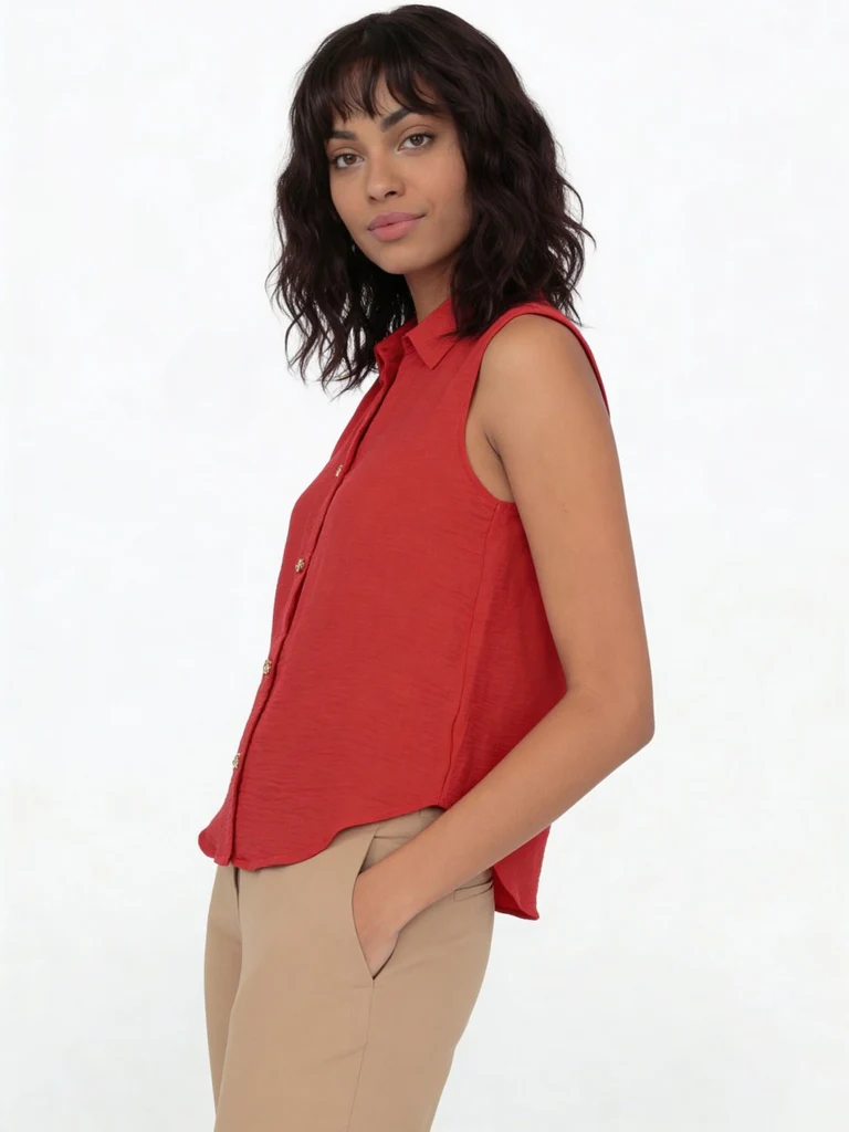 Wardrobe Pink Textured Blouse