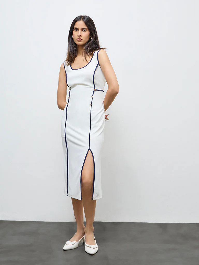 Wardrobe White Bodycon Dress - Image 2