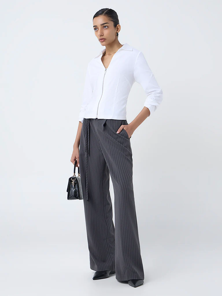 Wardrobe White Cotton Top - Image 2
