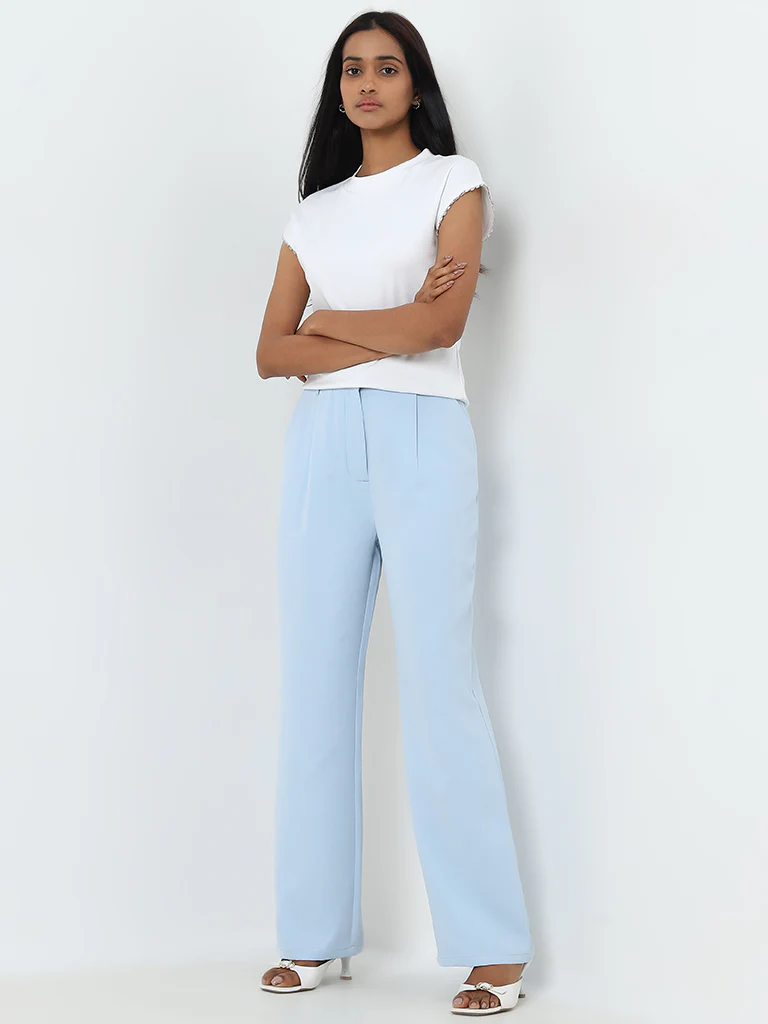 Wardrobe White Embellished Cotton-Blend Top - Image 3