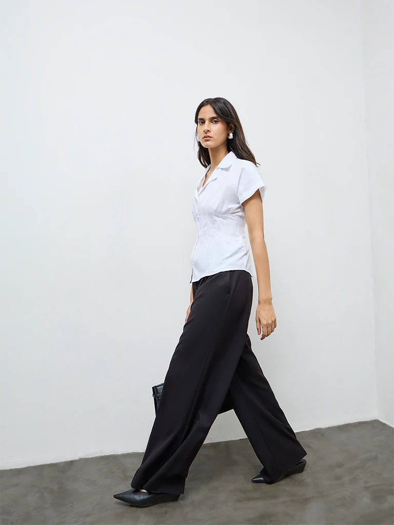 Wardrobe White Fitted Shirt - Image 2