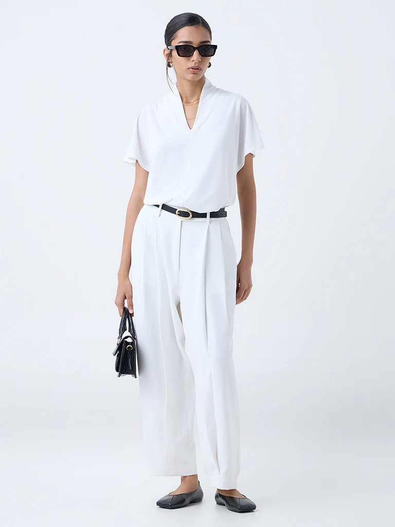 Wardrobe White Solid Top